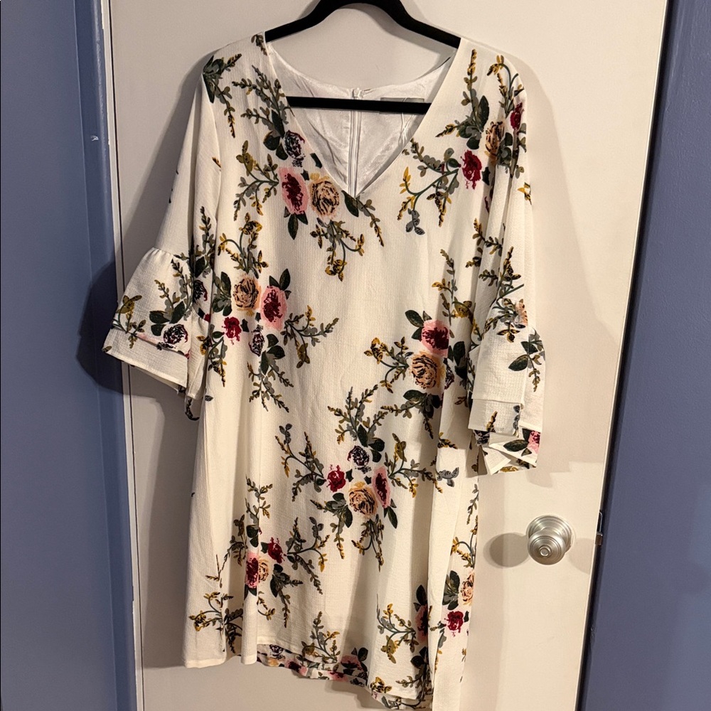 Floral V-Neck Dress